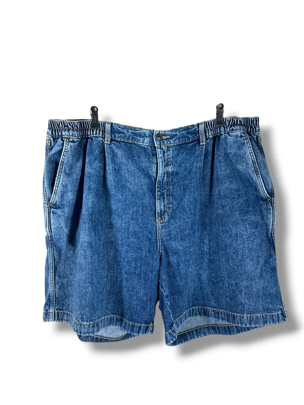 aerie Women’s Daydream Denim Medium Wash Long Shorts Size XXL